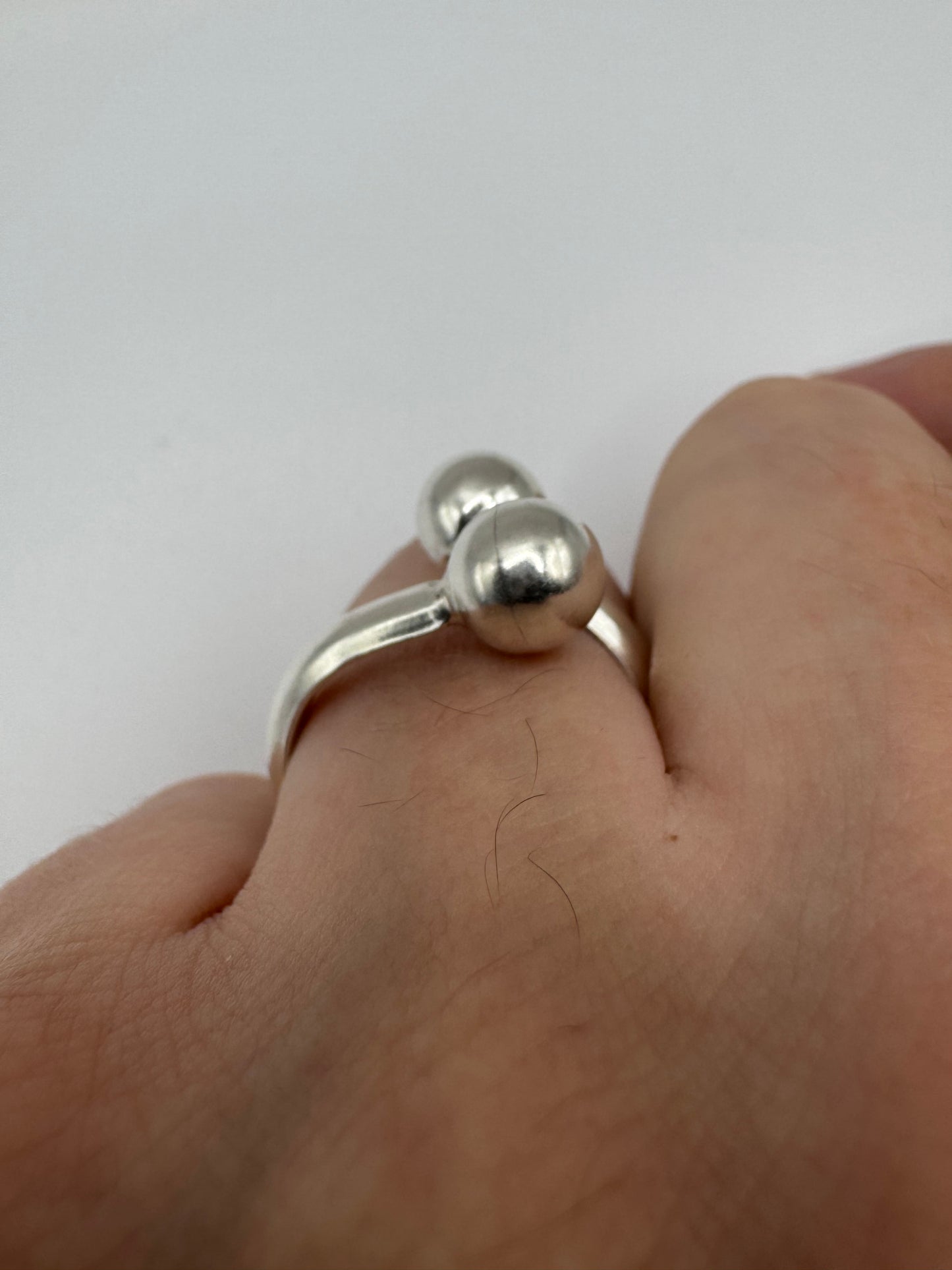 Silver torque ring (8.5-R)