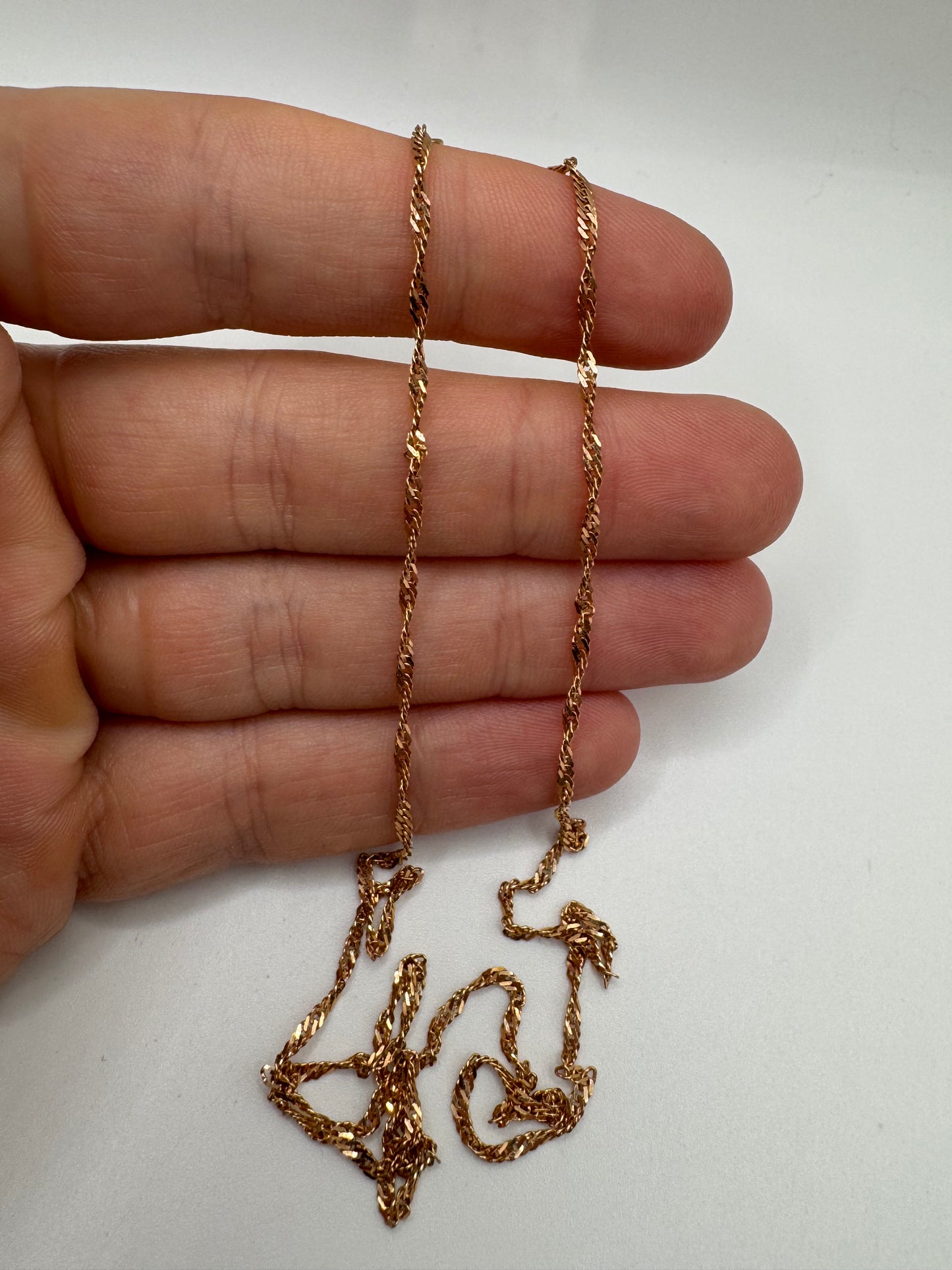 9ct rose gold chain 3