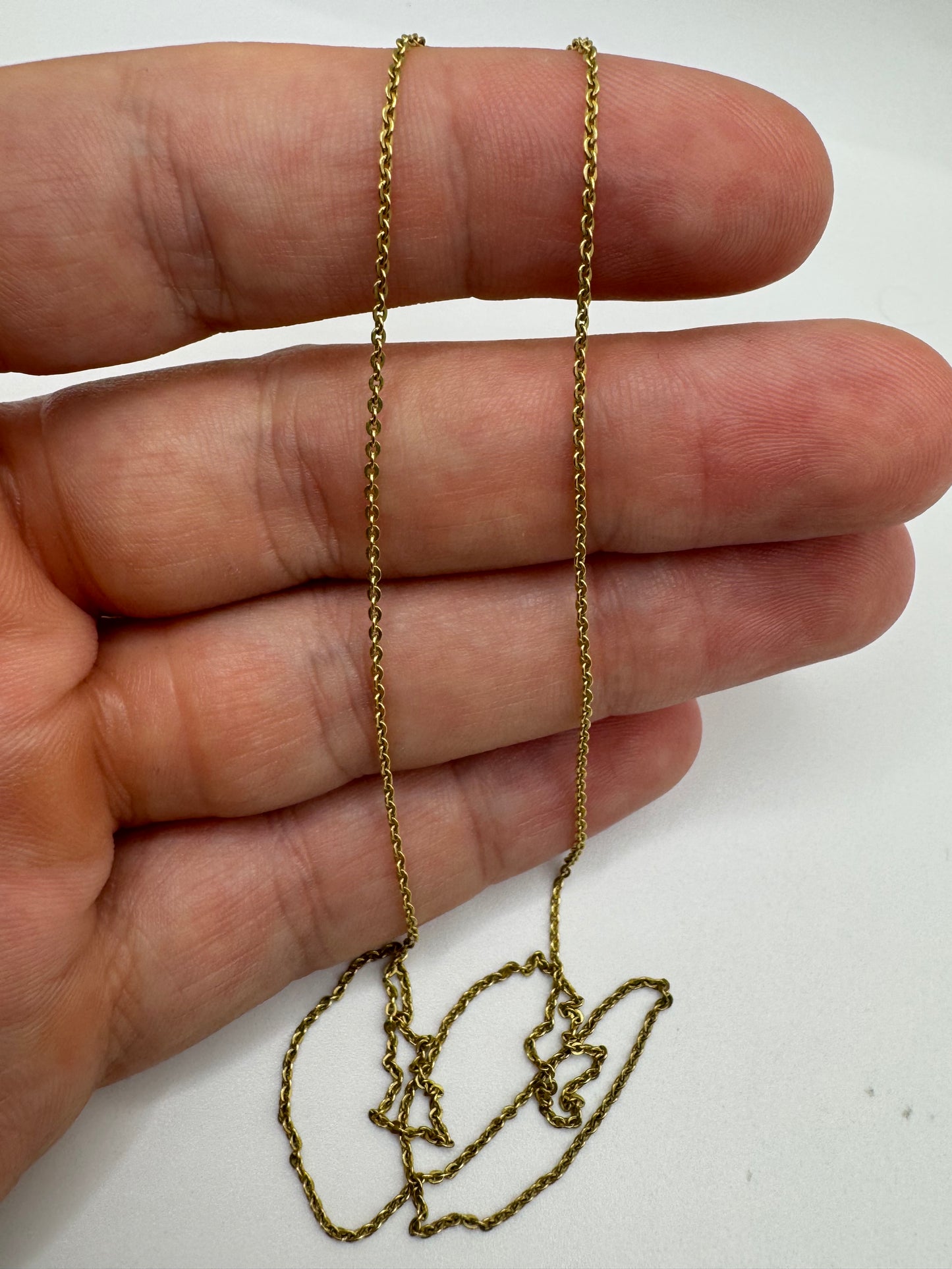 9ct gold chain 78 18”