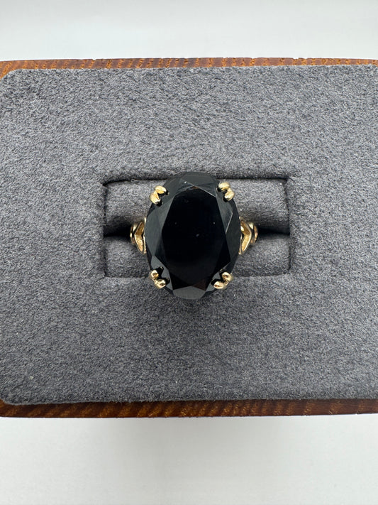 9ct gold tourmaline ring