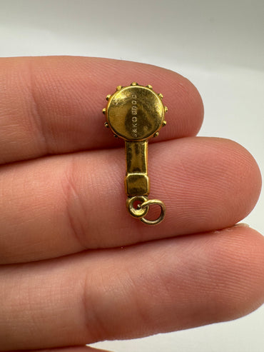 9ct gold instrument charm