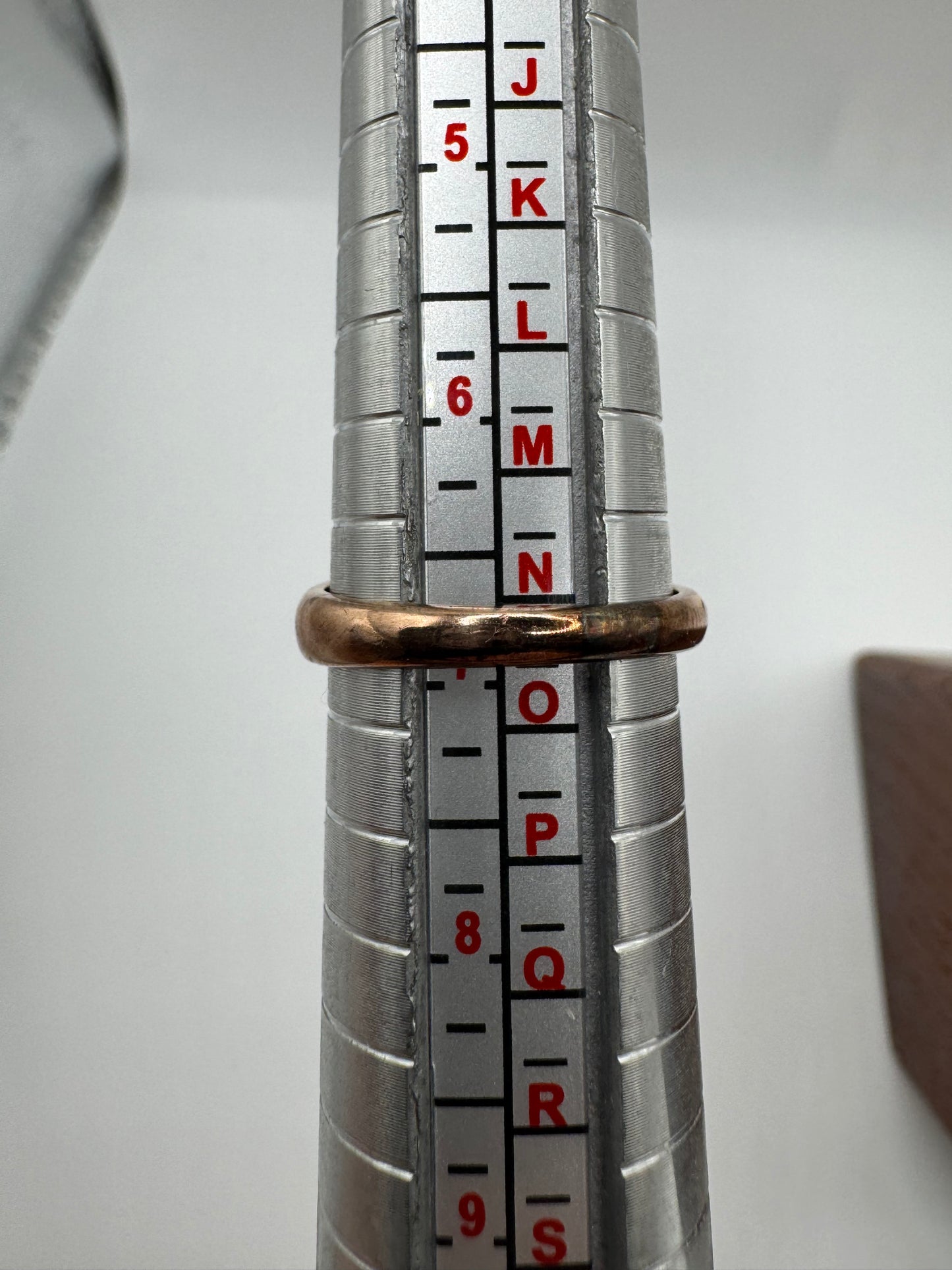 9ct rose gold turquoise ring