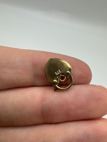 9ct gold padlock 12