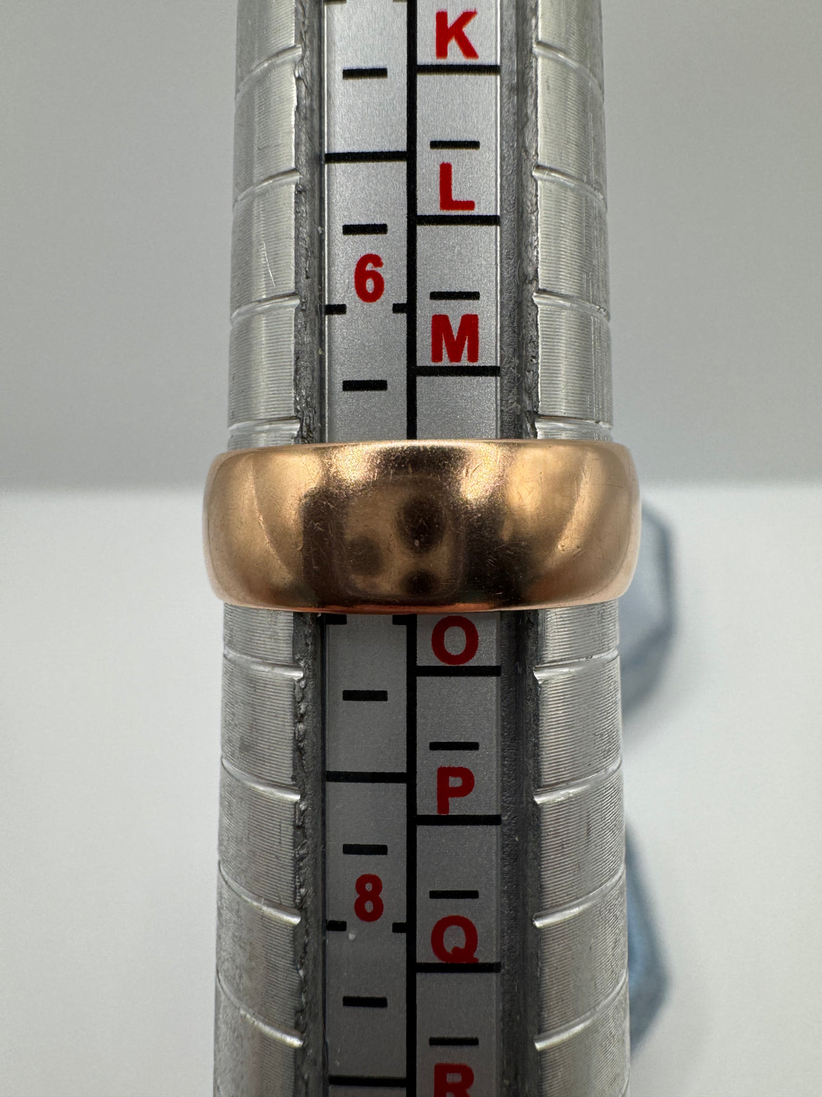 9ct rose gold band