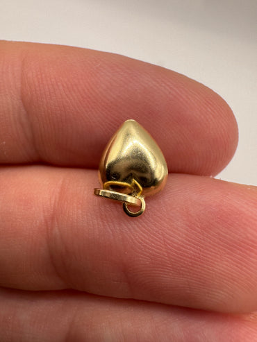 9ct gold heart charm