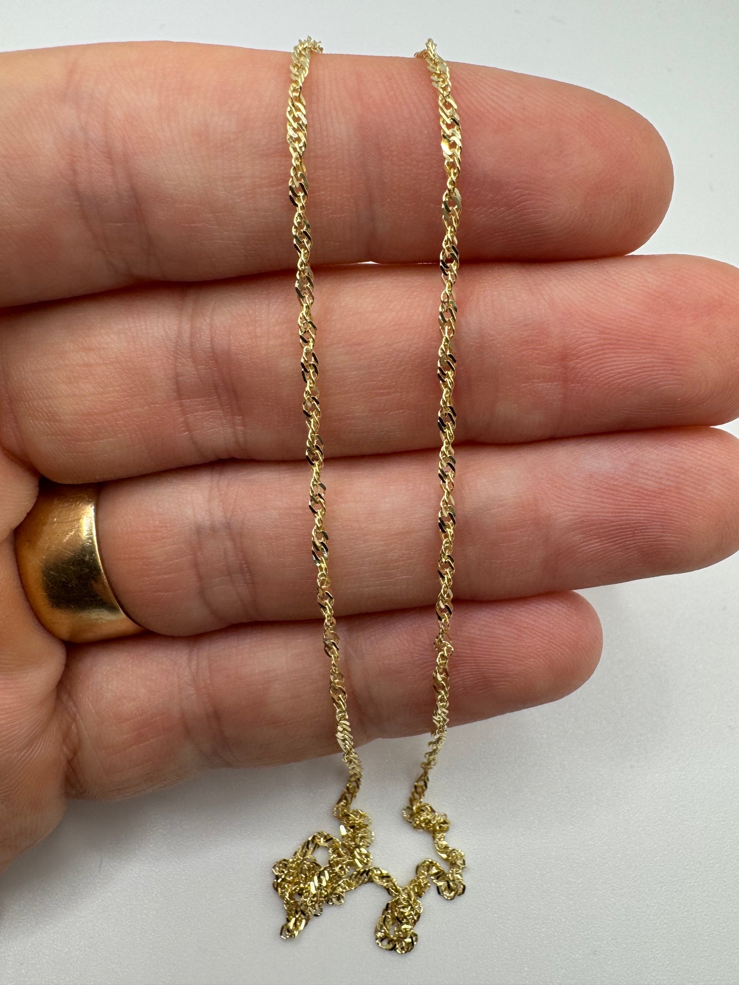 9ct gold singapore chain 13