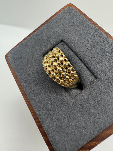 9ct gold keepers ring