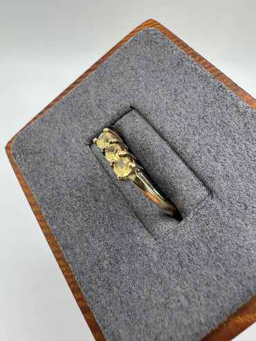 9ct gold citrine ring