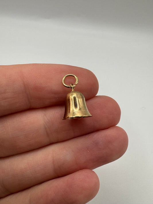9ct gold bell charm