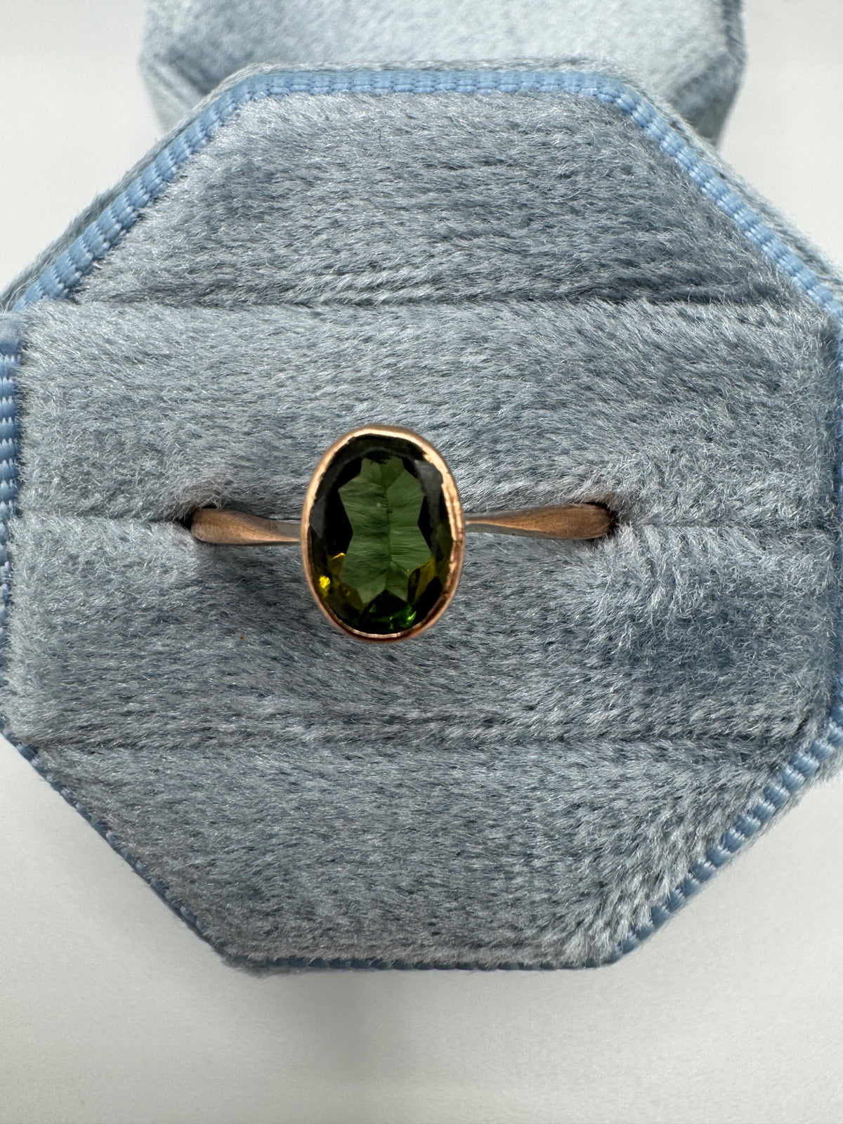 9ct rose gold quartz ring