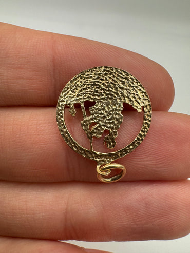 9ct gold St Christopher charm