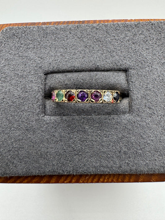 9ct gold “REGARDS” ring