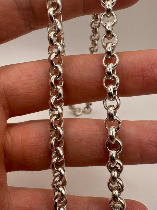 Heavy silver chain