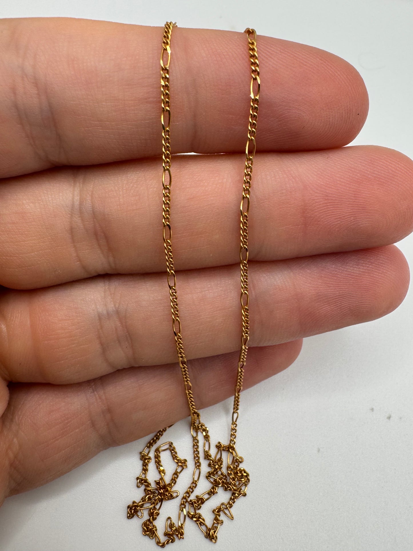 9ct gold chain 76 18”