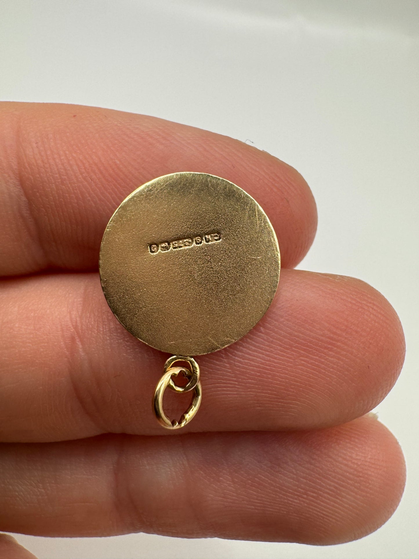 9ct gold St Christopher charm