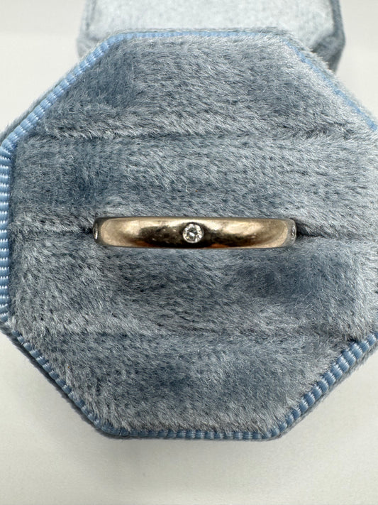 18ct white gold diamond full eternity ring