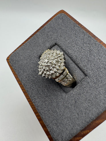 9ct gold 0.5ct diamond ring