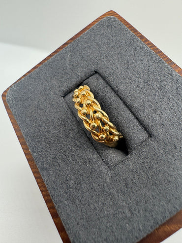 9ct gold keepers ring