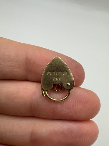 9ct gold padlock 31
