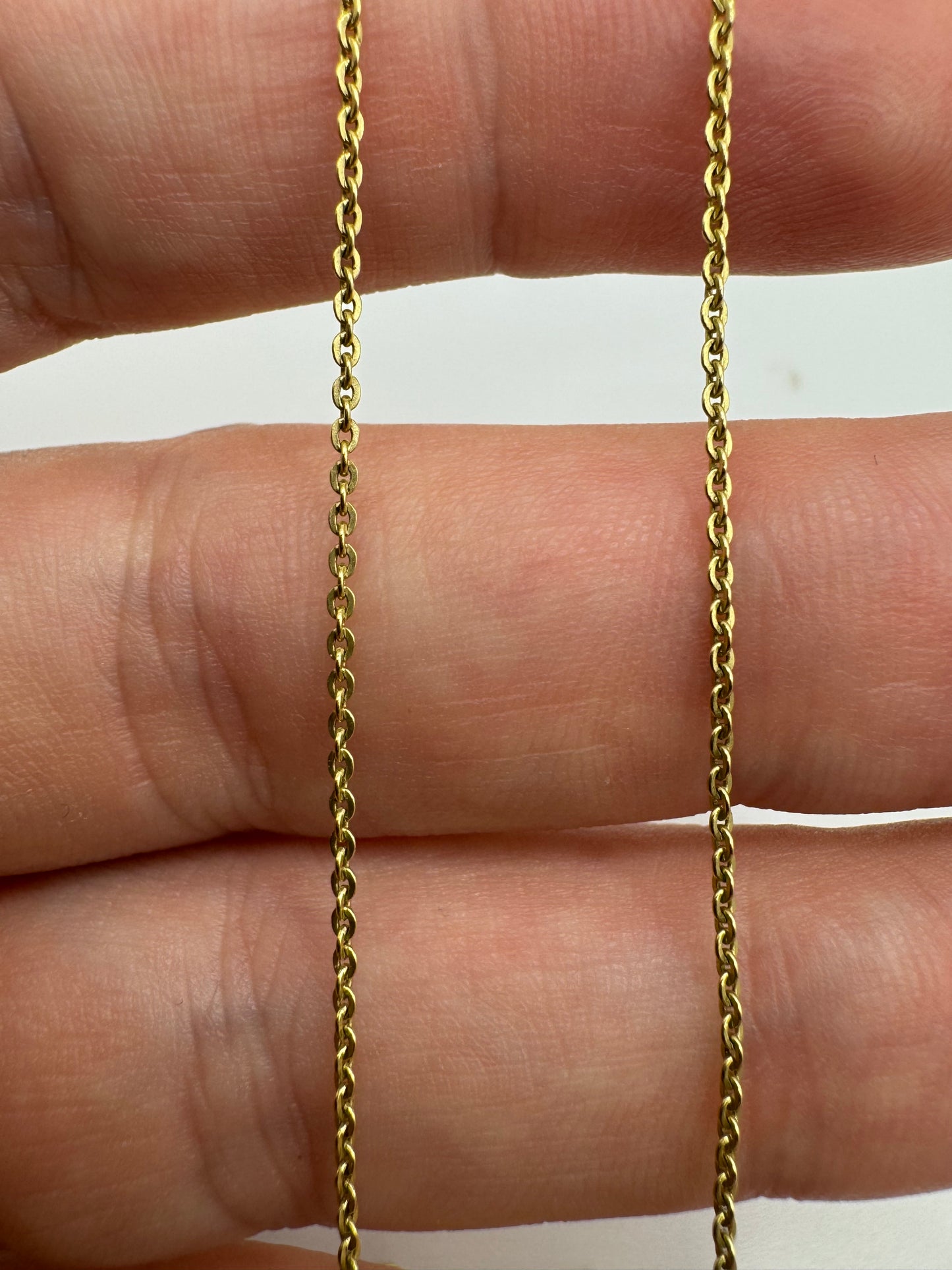 9ct gold chain 78 18”
