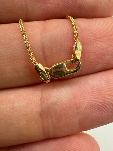 9ct gold double spiga chain 30 20”