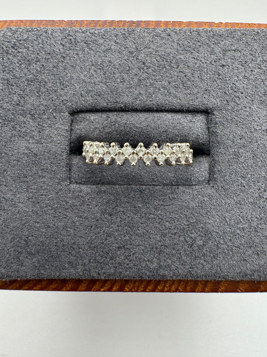 9ct gold 20 point diamond ring