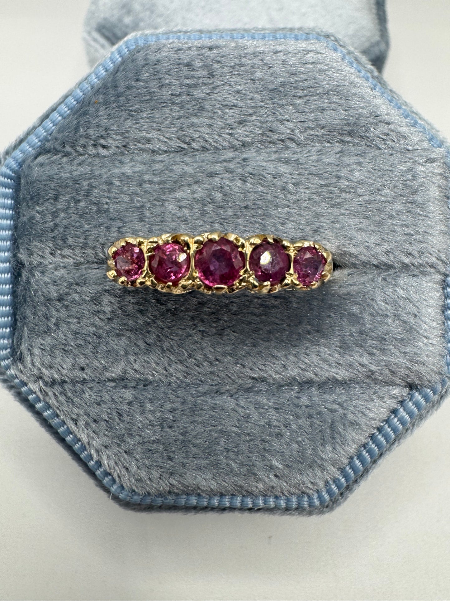 9ct gold ruby ring