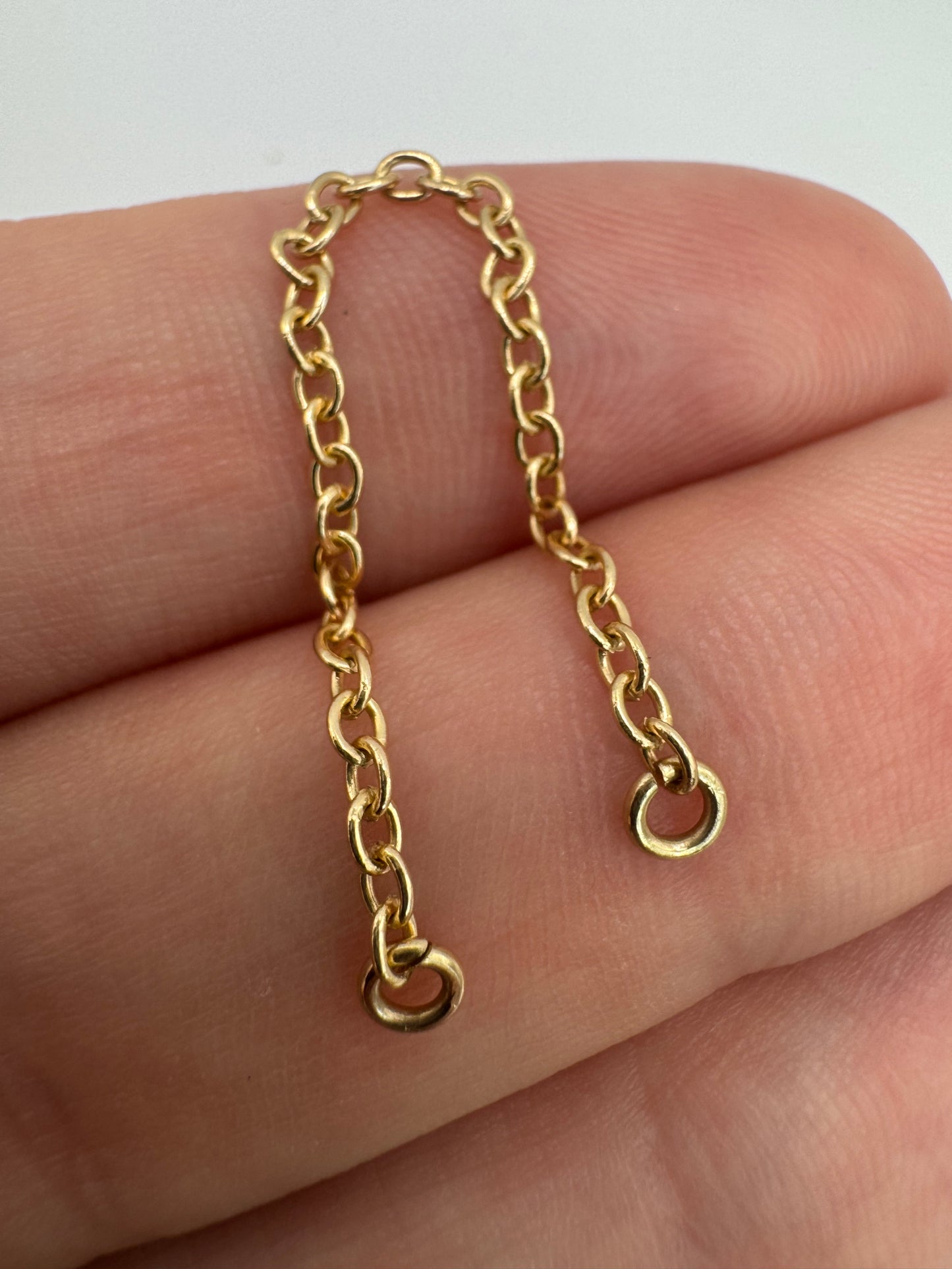 9ct gold safety chain