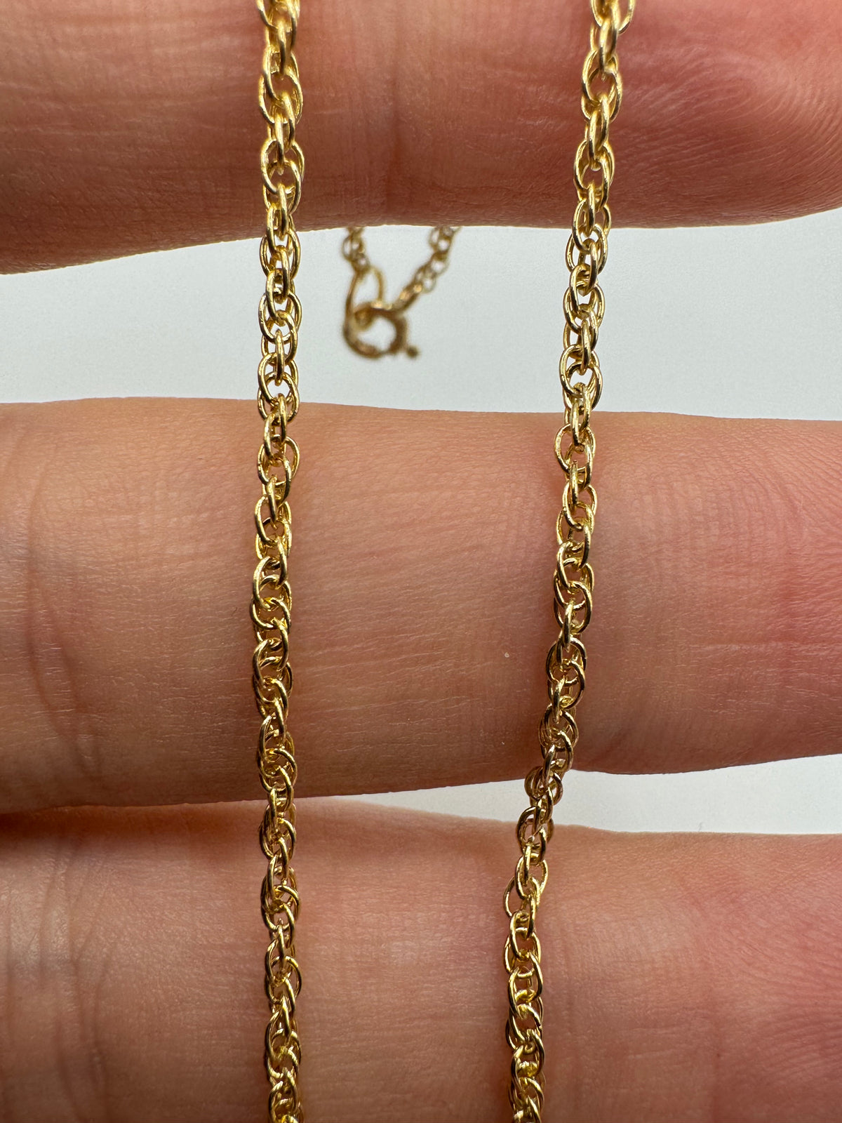 9ct gold chain 50 24”