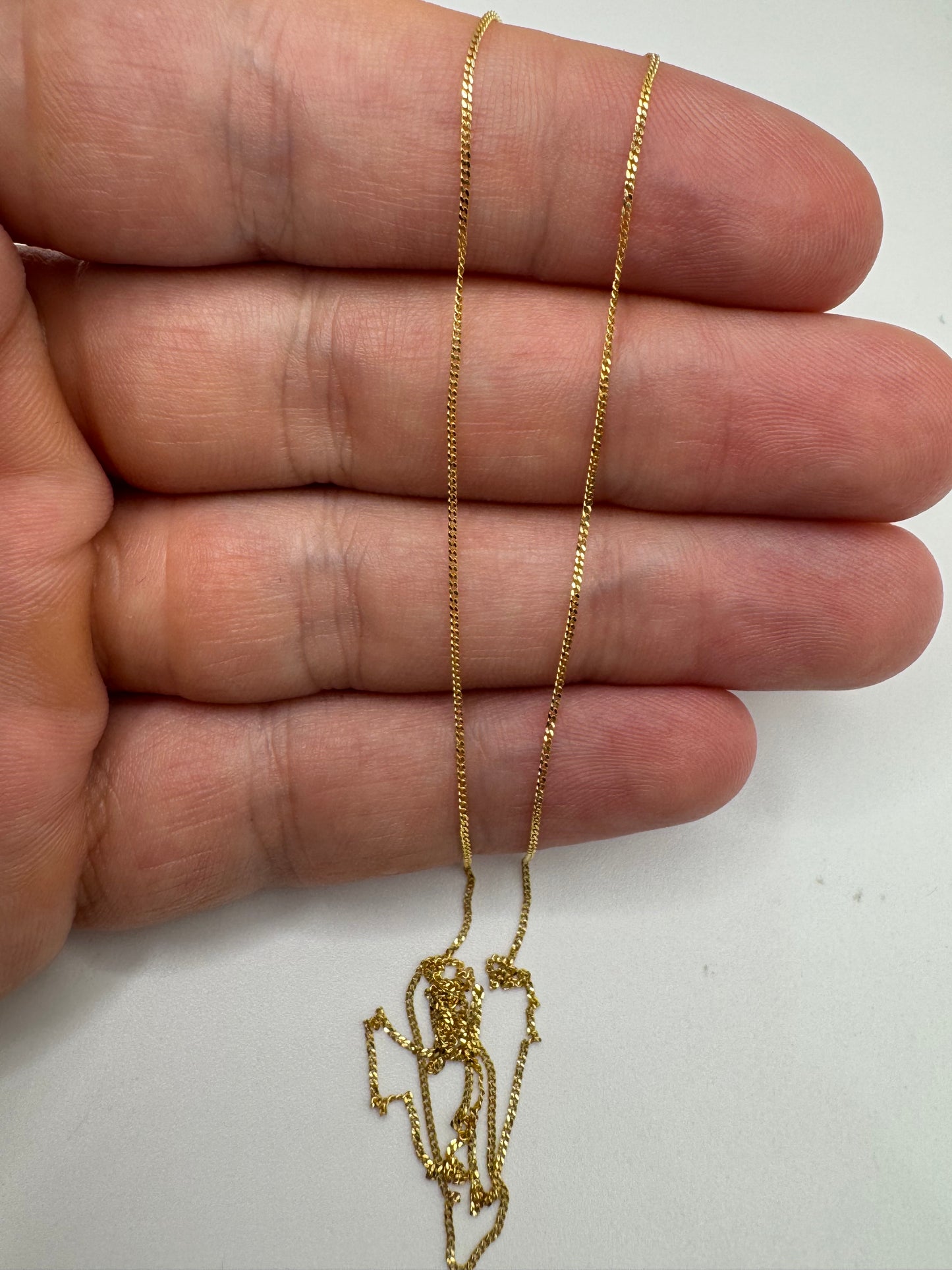 9ct gold chain 24